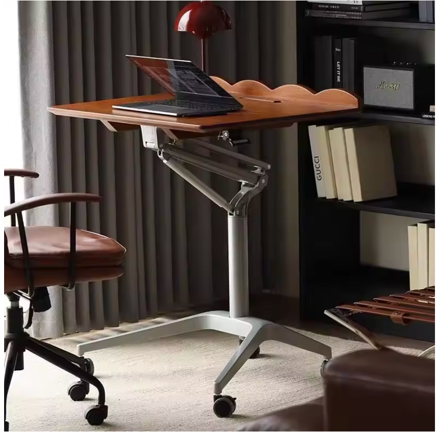 Solid Wood Height Adjustable Desk