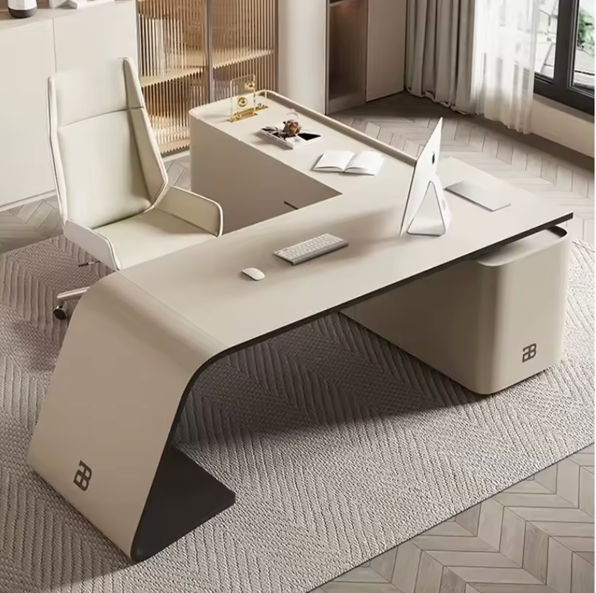 Storage Luxury Executive Desk L Shape